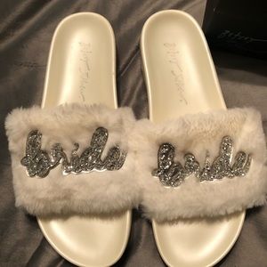 Betsey Johnson Bride slides